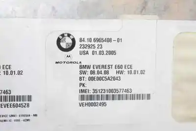 Second-hand car spare part hands free module for bmw 5 (e60) 535 d oem iam references 84106965408  84109231093