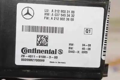 Second-hand car spare part power management control unit for clase c clase e lim. 2.1 cdi oem iam references a2129003100  a0375453432