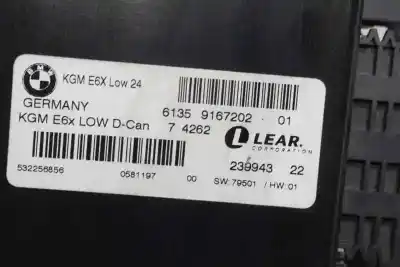 Second-hand car spare part body control unit for bmw 5 (e60) 520 d oem iam references 61359167202  61359167202