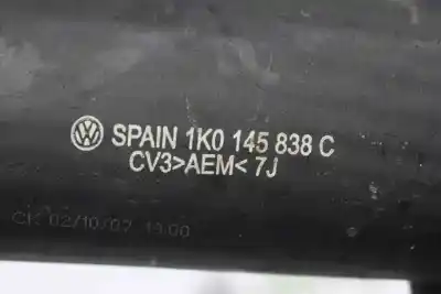 Автозапчасти б/у трубка промежуточного охладителя за volkswagen passat variant (3c5) 1.9 tdi ссылки oem iam 1k0145838n  1k0145838c