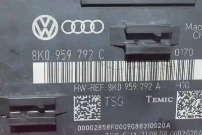 Peça sobressalente para automóvel em segunda mão módulo electrónico do fecho central por audi a4 b8 avant (8k5) 2.0 tdi referências oem iam 8k0959792  8k0959792a