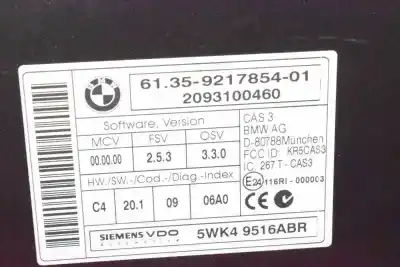 Second-hand car spare part bsi control unit for bmw 5 (e60) 525 d oem iam references 61359217854  61359227053