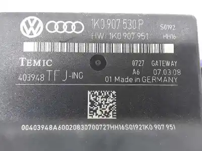 Автозапчастина б/у блок керування шлюзом для seat leon (1p1) 1.4 tsi посилання на oem iam 1k0907530p  temic 403948 tfing