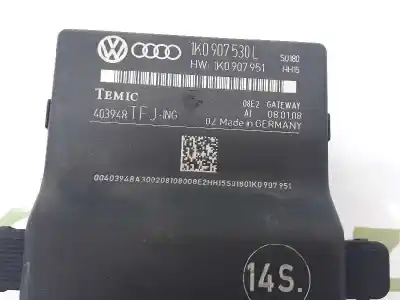 Автозапчастина б/у блок керування шлюзом для audi a3 (8p1) 1.4 tfsi посилання на oem iam 1k0907530l  403948tfj