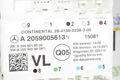 Автозапчастина б/у щит закр для clase c clase c lim. 2.1 cdi посилання на oem iam a2059005613  a2059005613