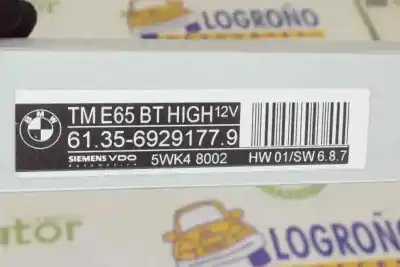 Second-hand car spare part central locking pump for bmw serie 7 (e65/e66) 4.0 740d oem iam references 61356929177  61356929177