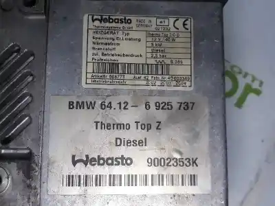 Second-hand car spare part full normal heating for bmw 7 (e65, e66, e67) 730 d oem iam references 64126925737  