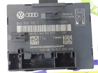 Автозапчасти б/у закрытый распределительный щит за audi a4 b8 avant (8k5) 2.0 tdi ссылки oem iam 8k0959795f  8k0959795f