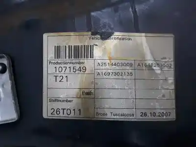 Автозапчастина б/у регулятор склона задній лівий для clase c clase r 3.0 cdi посилання на oem iam a1697302135  2517302679