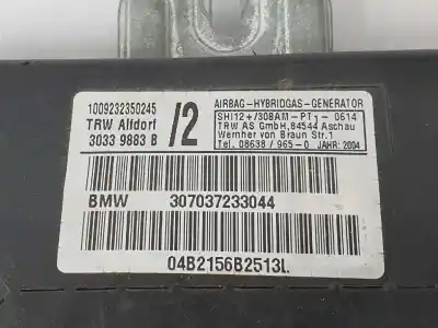 Автозапчастина б/у передня ліва бічна подушка безпеки для bmw x5 (e53) 3.0 d посилання на oem iam 72127037233  72127037233