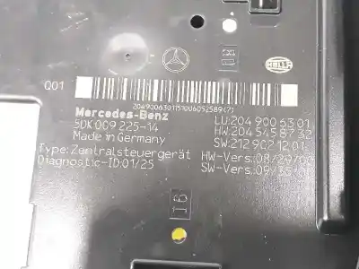 Автозапчасти б/у блок реле/предохранителей за clase c clase c berlina 2.1 cdi ссылки oem iam 2049006301  5dk00922514