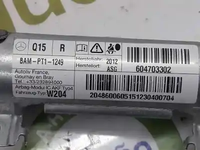 Автозапчастина б/у передня права подушка безпеки для mercedes-benz clase c (w205) lim. 2.1 cdi cat 170 cv / 125 kw посилання на oem iam 2048600605  604703302