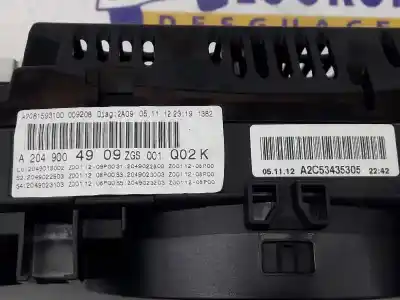 Peça sobressalente para automóvel em segunda mão quadrante por clase c clase c lim. 2.1 cdi referências oem iam a2049004909  a2c81593100