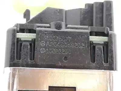Peça sobressalente para automóvel em segunda mão botão / interruptor elevador vidro traseiro esquerdo por clase c clase c lim. 2.1 cdi referências oem iam a2049058202  10023290