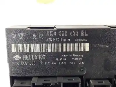 Автозапчасти б/у комфортный модуль за volkswagen caddy ka/kb (2k) 1.9 tdi ссылки oem iam 1k0959433bl  1k0959433bl
