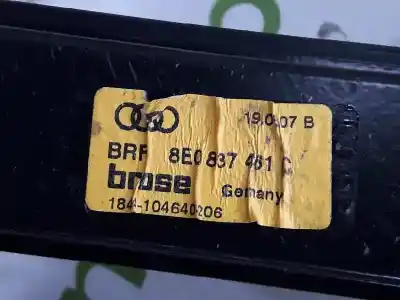 Автозапчастина б/у регулятор вікна передній лівий для audi a4 b7 avant (8ed) 2.0 tdi 16v посилання на oem iam 8e0837461c  8e0837461c