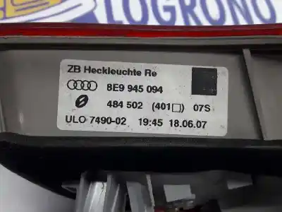 Автозапчастина б/у правий ліхтар в дверях для audi a4 b7 avant (8ed) 2.0 tdi 16v посилання на oem iam 8e9945094  8e9945094a