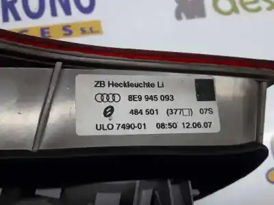 Second-hand car spare part left tailgate door light for audi a4 b7 avant (8ed) 2.0 tdi 16v oem iam references 8e9945093  8e9945093a
