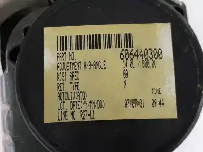 Автозапчастина б/у задній лівий ремін безпеки для mitsubishi outlander (cw0) 2.2 di-d cat посилання на oem iam 7000a105ya  7000a105ya