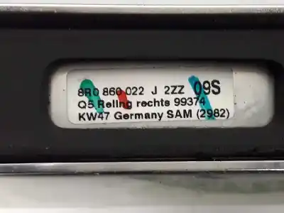 Автозапчастина б/у бруски для даху для audi q5 3.0 v6 24v tdi посилання на oem iam 8r0860021j2zz  8r0860022j2zz