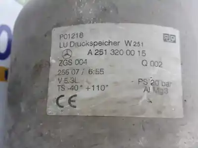 Second-hand car spare part central accumulator shock absorber for clase c clase r 3.0 cdi oem iam references a2513200015  2513200115