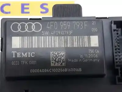 Автозапчастина б/у щит закр для audi a6 c6 (4f2) 2.7 tdi посилання на oem iam 4f0959793f  4f0959793f
