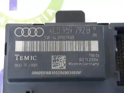 Second-hand car spare part central locking pump for audi q7 (4l) 3.0 v6 24v tdi oem iam references 4l0959792b  