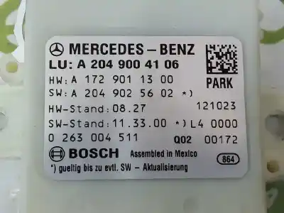 Peça sobressalente para automóvel em segunda mão centralina do motor por mercedesbenz clase c bm 204 berlina c 220 cdi blueefficiency edition 204.002 referências oem iam a2049004106  0263004511