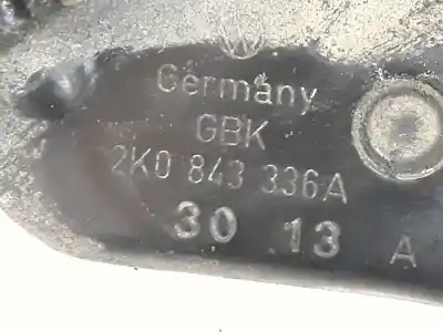 Автозапчастина б/у опора / направляюча розсувних дверей для volkswagen caddy ka/kb (2c) 1.6 tdi 75 cv / 55 kw посилання на oem iam 2k0843398b  2k0843398b