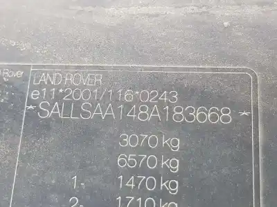 Second-hand car spare part front front for land rover range rover sport i (l320) 2.7 d 4x4 oem iam references lr054853  fh2216e144aa