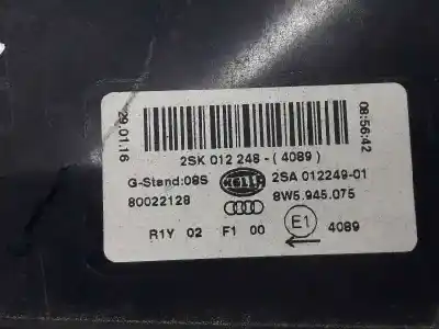 Автозапчастина б/у лівий ход ліхар для audi a4 b9 (8w2, 8wc) 2.0 tdi посилання на oem iam 8w5945075  2sa01224901