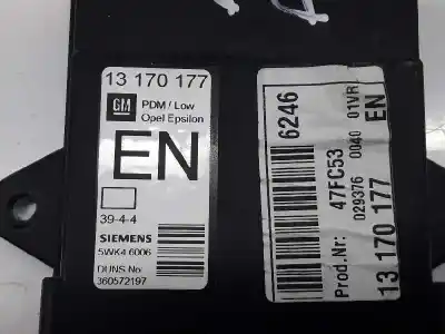 Pezzo di ricambio per auto di seconda mano quadro di chiusura per opel vectra c (z02) 1.9 cdti (f69) riferimenti oem iam 13170177  13170177