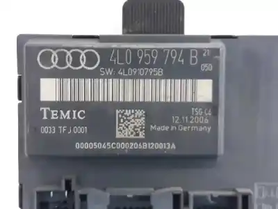 Автозапчасти б/у закрытый распределительный щит за audi q7 (4l) 3.0 v6 24v tdi ссылки oem iam 4l0959794b  4l0959794b