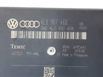 Tweedehands auto-onderdeel gateway-besturingseenheid voor audi q7 (4l) 3.0 v6 24v tdi oem iam-referenties 4l0907468  4l0907468
