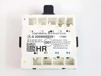 Peça sobressalente para automóvel em segunda mão módulo electrónico do fecho central por mercedes-benz clase glc (w253) 2.1 cdi cat referências oem iam a2059000928