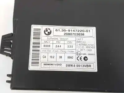 Автозапчастина б/у блок управління bsi для bmw 3 coupé (e92) 320 i посилання на oem iam 61359147220