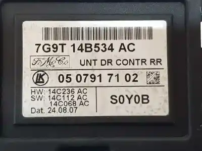 Автозапчасти б/у закрытый распределительный щит за ford smax 1.8 tdci ссылки oem iam 7g9t14b534ac  0507917102