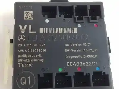 Second-hand car spare part central locking pump for clase c clase c familiar 2.1 cdi oem iam references a2129004002  2129004002