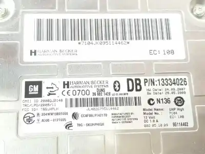 Second-hand car spare part hands free module for opel astra j (p10) 1.7 cdti (68) oem iam references 13334026  