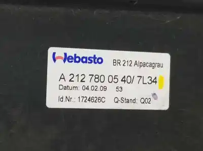 Автозапчастина б/у електричний дах для clase c clase e lim. 3.0 cdi посилання на oem iam a2127800540  2127800540