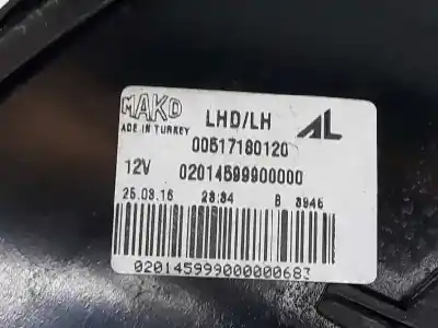 İkinci el araba yedek parçası arka sol tampon lamba için alfa romeo mito (955_) 0.9 twinair (955axy1b) oem iam referansları 517180120  517180120