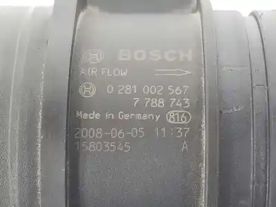 Second-hand car spare part flowmeter for bmw 3 touring (e91) 318 d oem iam references 13628509724  7788743 - 4 pins