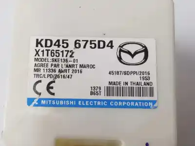 Автозапчастина б/у електронний модуль для mazda cx5 2.0 посилання на oem iam kd45675d4  kd45675d4