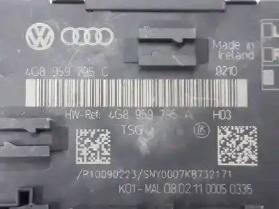 Peça sobressalente para automóvel em segunda mão módulo electrónico do fecho central por audi a7 sportback (4ga, 4gf) 3.0 tdi referências oem iam 4g8959795a