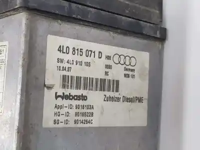 Автозапчасти б/у полный нормальный нагрев за audi q7 (4l) 4.2 v8 32v tdi biturbo 326 cv / 240 kw ссылки oem iam 4l0815071d  4l0815071d
