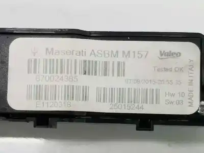 Peça sobressalente para automóvel em segunda mão trocar por maserati ghibli 3.0 v6 d referências oem iam 670024385  e1120318