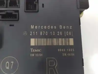 Автозапчасти б/у закрытый распределительный щит за mercedes-benz clase e (w211) e 420 cdi (211.029) ссылки oem iam a2118701026  a2118701026