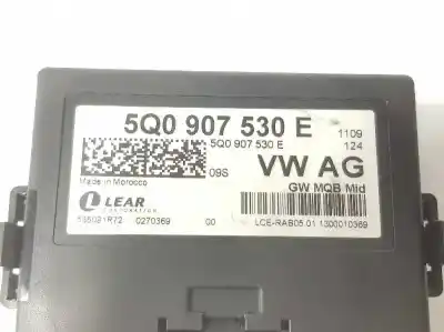 Автозапчастина б/у блок керування шлюзом для seat leon (5f1) 1.6 tdi посилання на oem iam 5q0907530e  5q0907530e