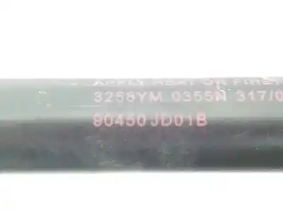 Pièce détachée automobile d'occasion vérin de hayon / coffre pour nissan qashqai / qashqai +2 i (j10, nj10, jj10e) 1.5 dci références oem iam 90450jd01b  3258ym 0355m