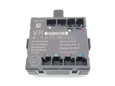 Recambio de automóvil de segunda mano de modulo control puerta para mercedes clase e (w212) lim. 2.1 cdi cat referencias oem iam a2129004302